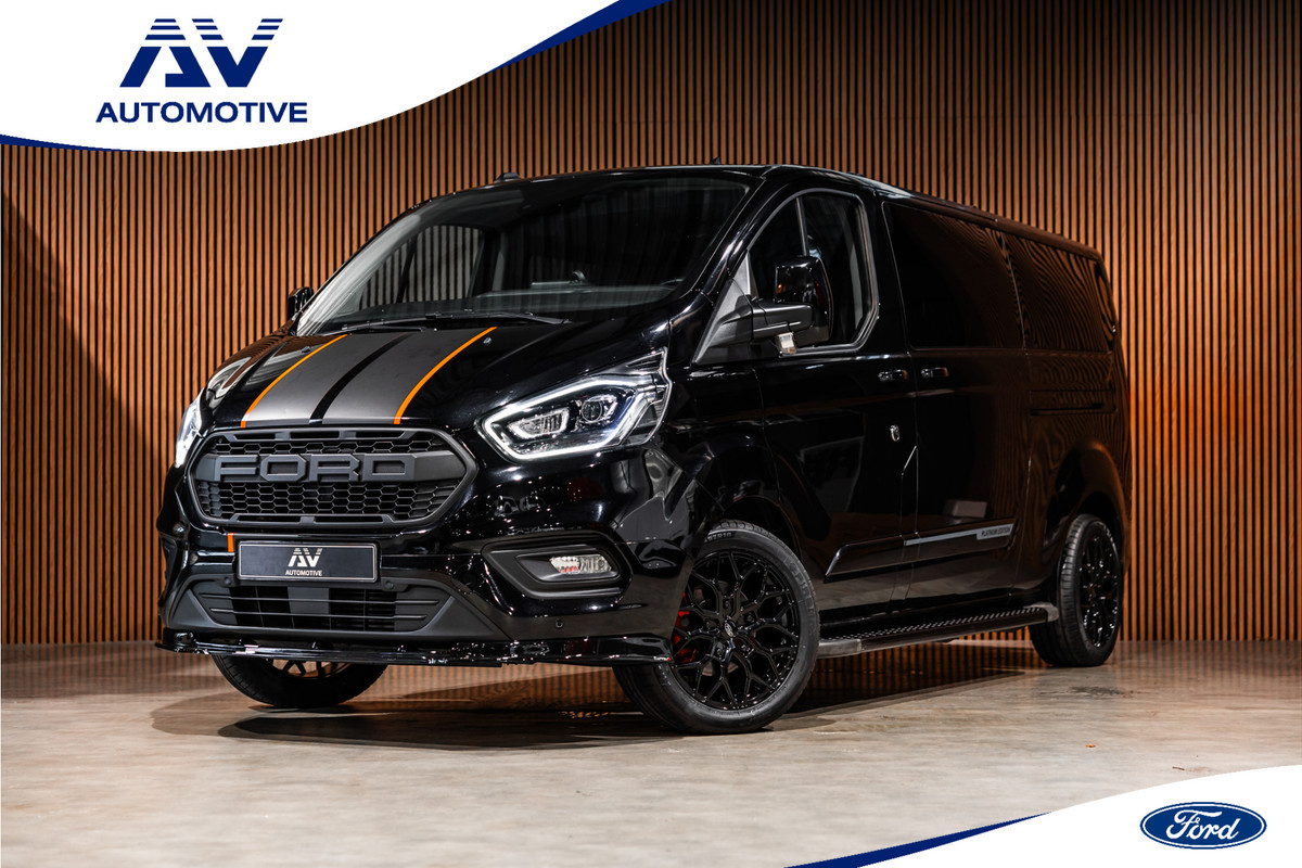 Ford Transit Custom 320 2.0 TDCI L2H1 Platinum Edition DC | Bi-Xenon | CarPlay | Camera | Navigatie | Lederen bekleding | Trekhaak | Stoelverwarming | Nieuwe APK | Orig. NL auto