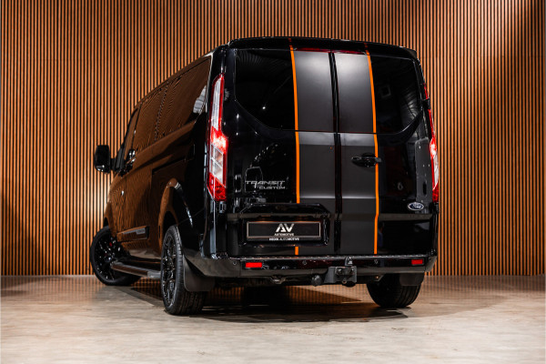 Ford Transit Custom 320 2.0 TDCI L2H1 Platinum Edition DC | Bi-Xenon | CarPlay | Camera | Navigatie | Lederen bekleding | Trekhaak | Stoelverwarming | Nieuwe APK | Orig. NL auto