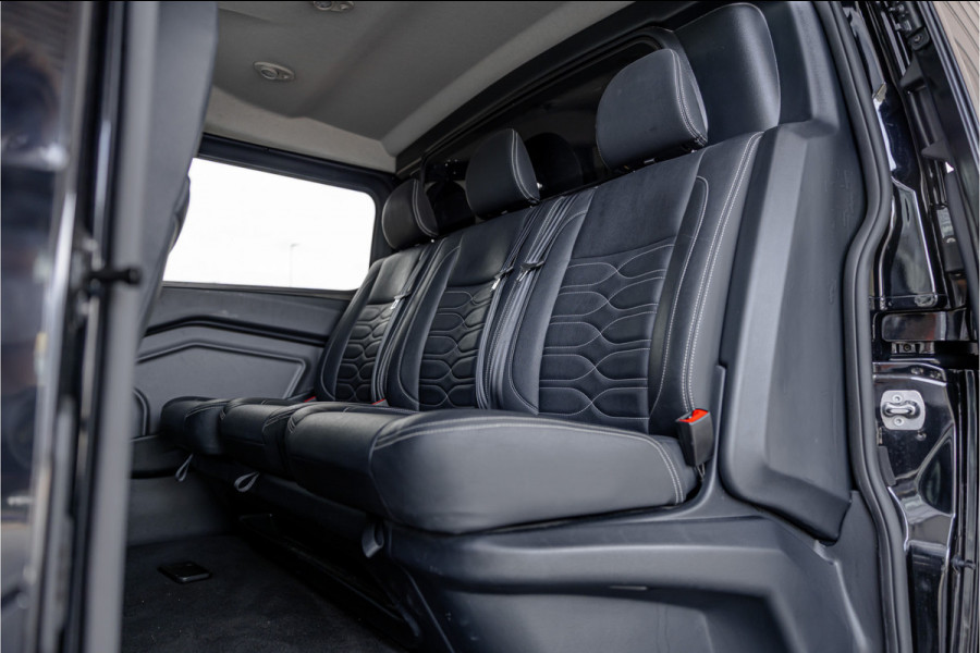 Ford Transit Custom 320 2.0 TDCI L2H1 Platinum Edition DC | Bi-Xenon | CarPlay | Camera | Navigatie | Lederen bekleding | Trekhaak | Stoelverwarming | Nieuwe APK | Orig. NL auto