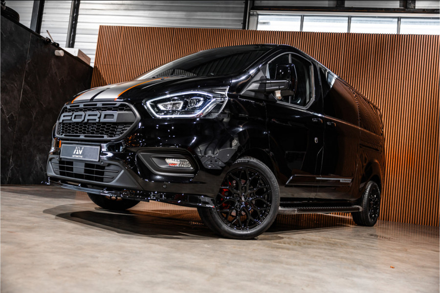 Ford Transit Custom 320 2.0 TDCI L2H1 Platinum Edition DC | Bi-Xenon | CarPlay | Camera | Navigatie | Lederen bekleding | Trekhaak | Stoelverwarming | Nieuwe APK | Orig. NL auto