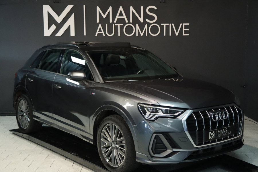 Audi Q3 40 TFSI Quattro 3x S-Line / PANO / VIRTUAL / ACC / CAMERA / DODEHOEK / 19'