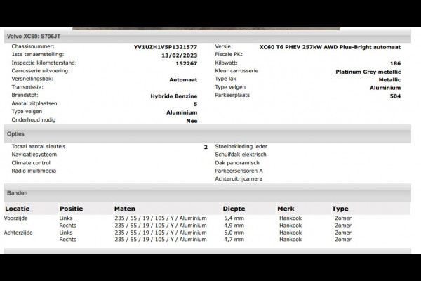 Volvo XC60 2.0 T6 Plug-in LongRange AWD Plus Bright / Panoramadak / Pdc+Camera / NL.Auto / Stoel-Stuurverwarming / Apk 02-2027