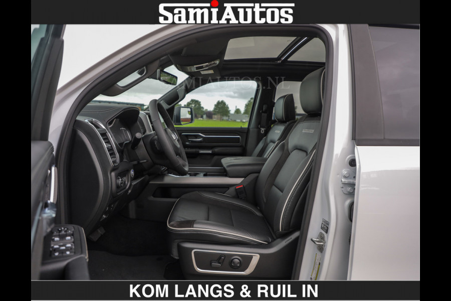 Dodge Ram HUD | 420PK | LUCHTVERING | PANO | PASSAGIERSSCHERM | BOM EN BOM VOL | Comfortabele Dubbele Cabine met Royale 5 Zitplaatsen | DODGE RAM PREMIUM LARAMIE EDITION | Voorraad Nr 2230 - 8765 | De specialist in Amerikaanse pick‑ups in Nederland en Europa.