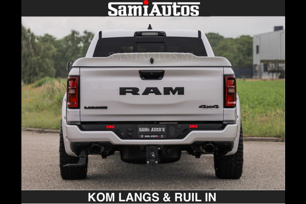 Dodge Ram HUD | 420PK | LUCHTVERING | PANO | PASSAGIERSSCHERM | BOM EN BOM VOL | Comfortabele Dubbele Cabine met Royale 5 Zitplaatsen | DODGE RAM PREMIUM LARAMIE EDITION | Voorraad Nr 2230 - 8765 | De specialist in Amerikaanse pick‑ups in Nederland en Europa.