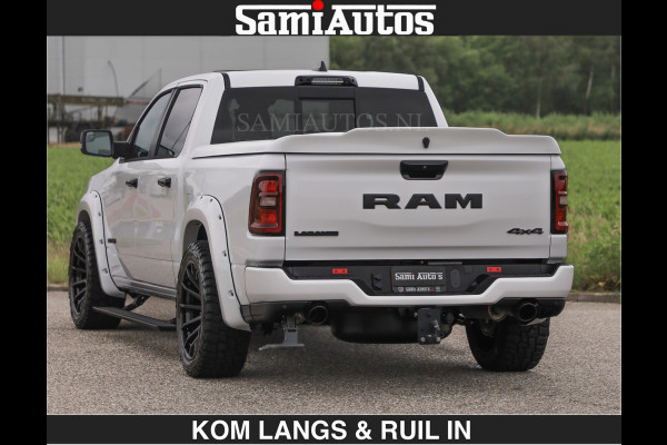 Dodge Ram HUD | 420PK | LUCHTVERING | PANO | PASSAGIERSSCHERM | BOM EN BOM VOL | Comfortabele Dubbele Cabine met Royale 5 Zitplaatsen | DODGE RAM PREMIUM LARAMIE EDITION | Voorraad Nr 2230 - 8765 | De specialist in Amerikaanse pick‑ups in Nederland en Europa.