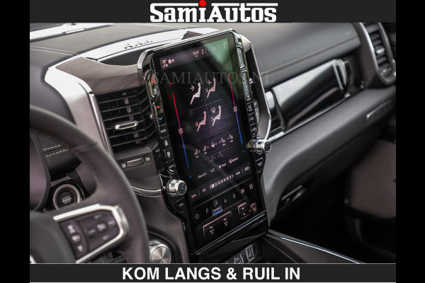 Dodge Ram HUD | 420PK | LUCHTVERING | PANO | PASSAGIERSSCHERM | BOM EN BOM VOL | Comfortabele Dubbele Cabine met Royale 5 Zitplaatsen | DODGE RAM PREMIUM LARAMIE EDITION | Voorraad Nr 2230 - 8765 | De specialist in Amerikaanse pick‑ups in Nederland en Europa.