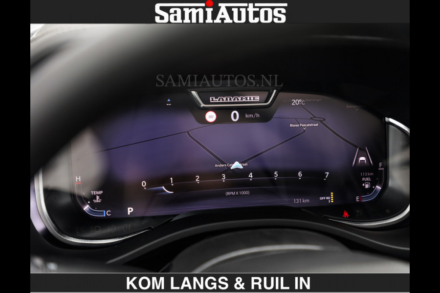 Dodge Ram HUD | 420PK | LUCHTVERING | PANO | PASSAGIERSSCHERM | BOM EN BOM VOL | Comfortabele Dubbele Cabine met Royale 5 Zitplaatsen | DODGE RAM PREMIUM LARAMIE EDITION | Voorraad Nr 2230 - 8765 | De specialist in Amerikaanse pick‑ups in Nederland en Europa.