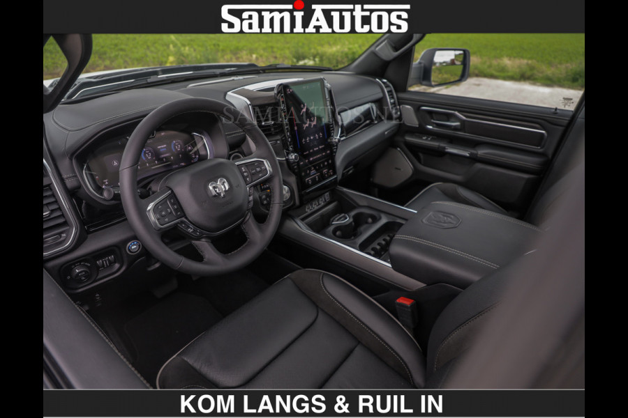 Dodge Ram HUD | 420PK | LUCHTVERING | PANO | PASSAGIERSSCHERM | BOM EN BOM VOL | Comfortabele Dubbele Cabine met Royale 5 Zitplaatsen | DODGE RAM PREMIUM LARAMIE EDITION | Voorraad Nr 2230 - 8765 | De specialist in Amerikaanse pick‑ups in Nederland en Europa.