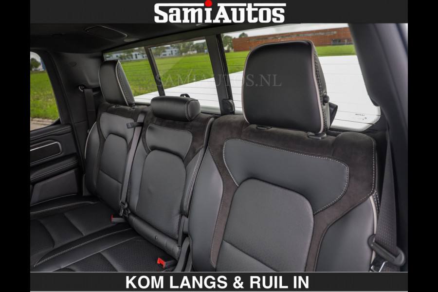 Dodge Ram HUD | 420PK | LUCHTVERING | PANO | PASSAGIERSSCHERM | BOM EN BOM VOL | Comfortabele Dubbele Cabine met Royale 5 Zitplaatsen | DODGE RAM PREMIUM LARAMIE EDITION | Voorraad Nr 2230 - 8765 | De specialist in Amerikaanse pick‑ups in Nederland en Europa.