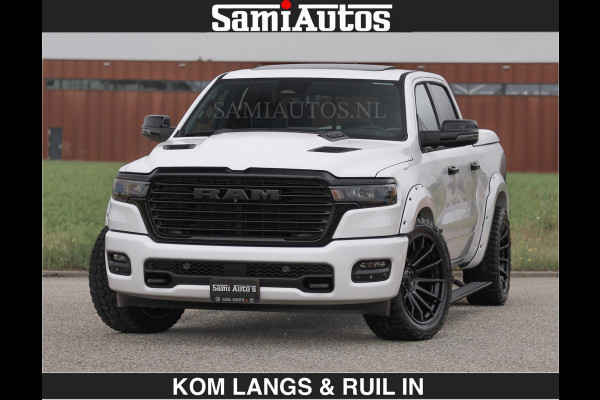 Dodge Ram HUD | 420PK | LUCHTVERING | PANO | PASSAGIERSSCHERM | BOM EN BOM VOL | Comfortabele Dubbele Cabine met Royale 5 Zitplaatsen | DODGE RAM PREMIUM LARAMIE EDITION | Voorraad Nr 2230 - 8765 | De specialist in Amerikaanse pick‑ups in Nederland en Europa.