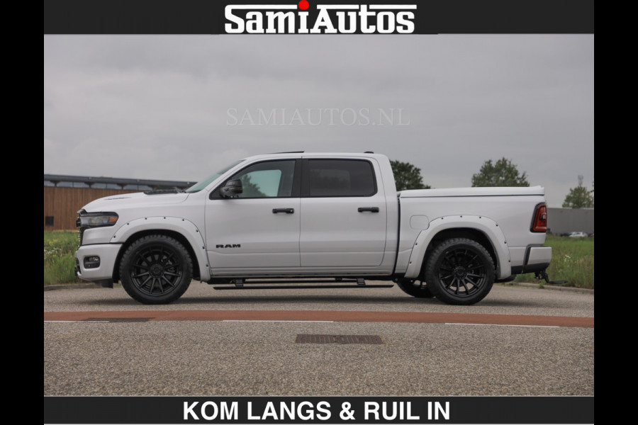 Dodge Ram HUD | 420PK | LUCHTVERING | PANO | PASSAGIERSSCHERM | BOM EN BOM VOL | Comfortabele Dubbele Cabine met Royale 5 Zitplaatsen | DODGE RAM PREMIUM LARAMIE EDITION | Voorraad Nr 2230 - 8765 | De specialist in Amerikaanse pick‑ups in Nederland en Europa.