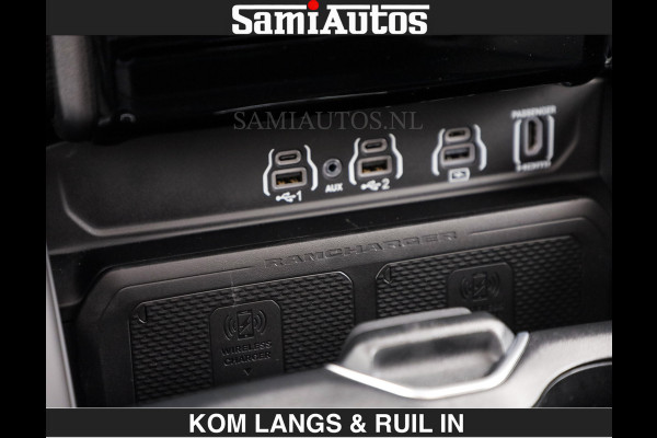 Dodge Ram HUD | 420PK | LUCHTVERING | PANO | PASSAGIERSSCHERM | BOM EN BOM VOL | Comfortabele Dubbele Cabine met Royale 5 Zitplaatsen | DODGE RAM PREMIUM LARAMIE EDITION | Voorraad Nr 2230 - 8765 | De specialist in Amerikaanse pick‑ups in Nederland en Europa.