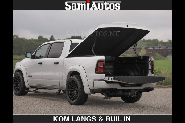 Dodge Ram HUD | 420PK | LUCHTVERING | PANO | PASSAGIERSSCHERM | BOM EN BOM VOL | Comfortabele Dubbele Cabine met Royale 5 Zitplaatsen | DODGE RAM PREMIUM LARAMIE EDITION | Voorraad Nr 2230 - 8765 | De specialist in Amerikaanse pick‑ups in Nederland en Europa.