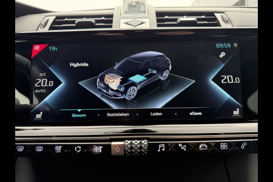 DS Ds 7 Crossback 300pk E-Tense 4x4 Opera (Elektrisch Schuifdak - Leder incl verwarming/koeling/massage/geheugen - NightVision - Focal Electra - E