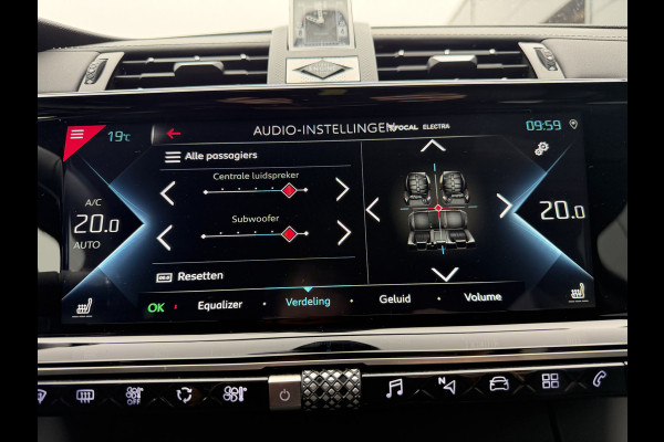 DS Ds 7 Crossback 300pk E-Tense 4x4 Opera (Elektrisch Schuifdak - Leder incl verwarming/koeling/massage/geheugen - NightVision - Focal Electra - E