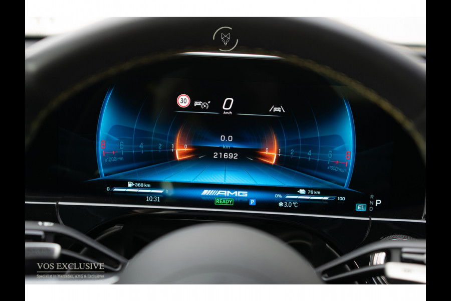Mercedes-Benz E-Klasse AMG 53 4M Edition 1 Full Carbon in- en exterieur|Bumester 4D|Schaalstoelen|Keyless|Stoelkoeling|ACC|Performance Sound|360°Camera|Superscreen
