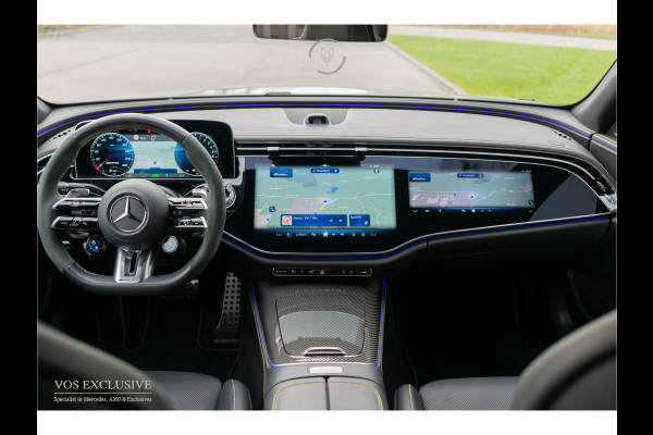 Mercedes-Benz E-Klasse AMG 53 4M Edition 1 Full Carbon in- en exterieur|Bumester 4D|Schaalstoelen|Keyless|Stoelkoeling|ACC|Performance Sound|360°Camera|Superscreen