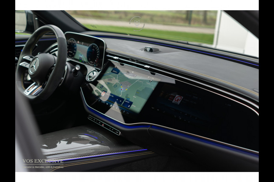 Mercedes-Benz E-Klasse AMG 53 4M Edition 1 Full Carbon in- en exterieur|Bumester 4D|Schaalstoelen|Keyless|Stoelkoeling|ACC|Performance Sound|360°Camera|Superscreen