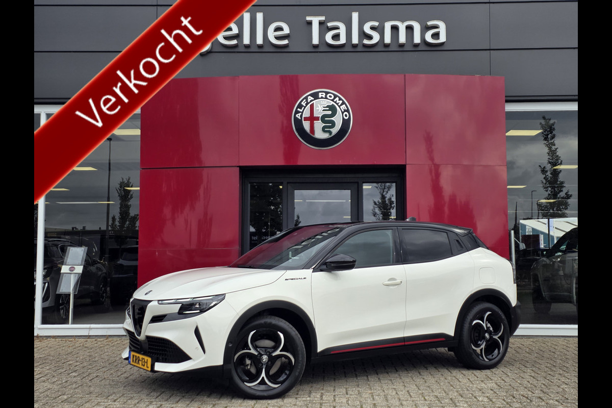 Alfa Romeo junior 1.2 Turbo Hybrid Ibrida Speciale | Stoelverwarming\Massage | Camera | Pack techno | Electrische kofferklep | Camera achter | App