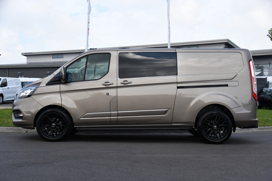 Ford Transit Custom 320 2.0 TDCI L2H1 Limited DC Raptor Edition Camera, Adaptieve Cruise, Carplay, 170PK, Automaat, PDC, 2 x Schuifdeur, Stoelverwarming, Uniek!