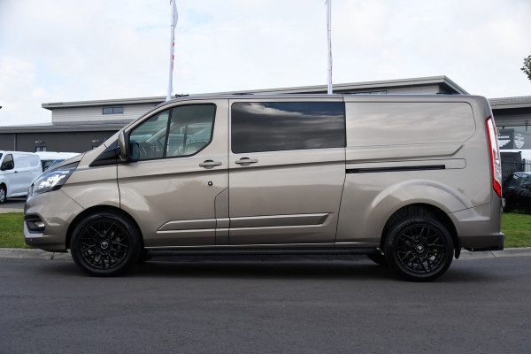 Ford Transit Custom 320 2.0 TDCI L2H1 Limited DC Raptor Edition Camera, Adaptieve Cruise, Carplay, 170PK, Automaat, PDC, 2 x Schuifdeur, Stoelverwarming, Uniek!