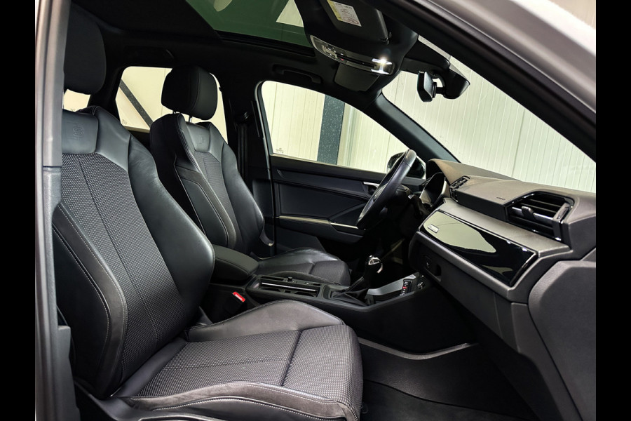 Audi Q3 45 TFSI e 3x S-Line 245PK | Pano | Keyless | Camera | Matrix | ACC | Lane | 1e eig