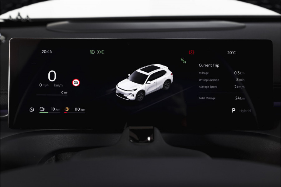 GEELY Starray EM-i 1.5 Max+ PHEV | 136km Elektrisch | S/K-Panodak | 360 Camera | NAV+App. Connect | V2L | Warmtepomp | HUD | Stoelverwarming & verkoeling | Memory | Elek. klep | Flyme | LM 19" | 7263