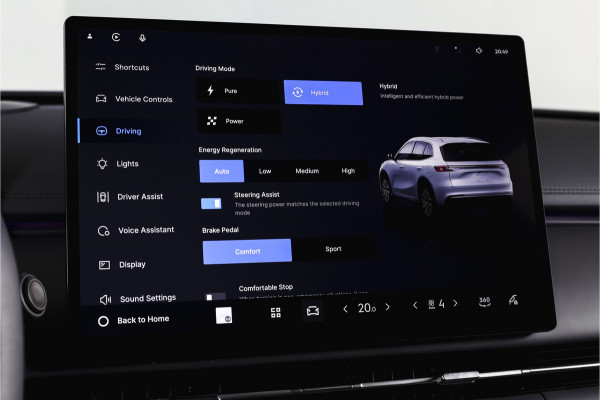 GEELY Starray EM-i 1.5 Max+ PHEV | 136km Elektrisch | S/K-Panodak | 360 Camera | NAV+App. Connect | V2L | Warmtepomp | HUD | Stoelverwarming & verkoeling | Memory | Elek. klep | Flyme | LM 19" | 7263