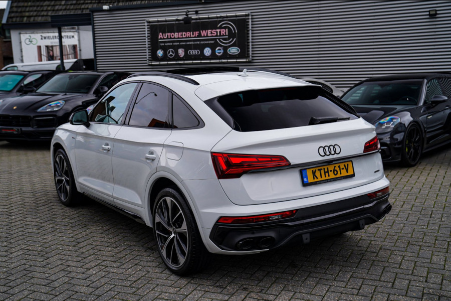 Audi Q5 Sportback 55 TFSI e S edition | Panorama | Massage | Trekhaak | Luchtvering | Bang & Olufsen | S-line | RS vlak stuur |