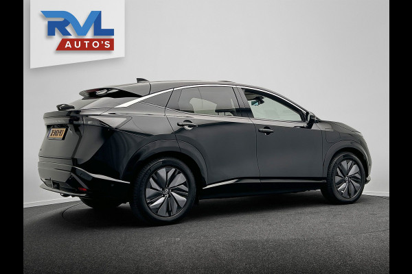 Nissan ARIYA Evolve 91 kWh SOH 99%| Origineel NL | 1e Eigenaar | Trekhaak | Adapt.Cruise | 360Cam | Panoramadak | Memory | Head-up