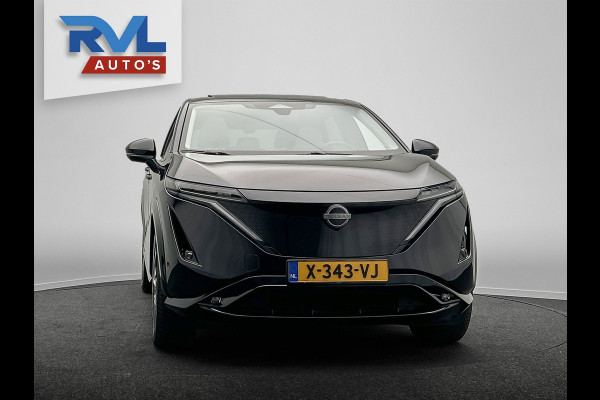 Nissan ARIYA Evolve 91 kWh SOH 99%| Origineel NL | 1e Eigenaar | Trekhaak | Adapt.Cruise | 360Cam | Panoramadak | Memory | Head-up