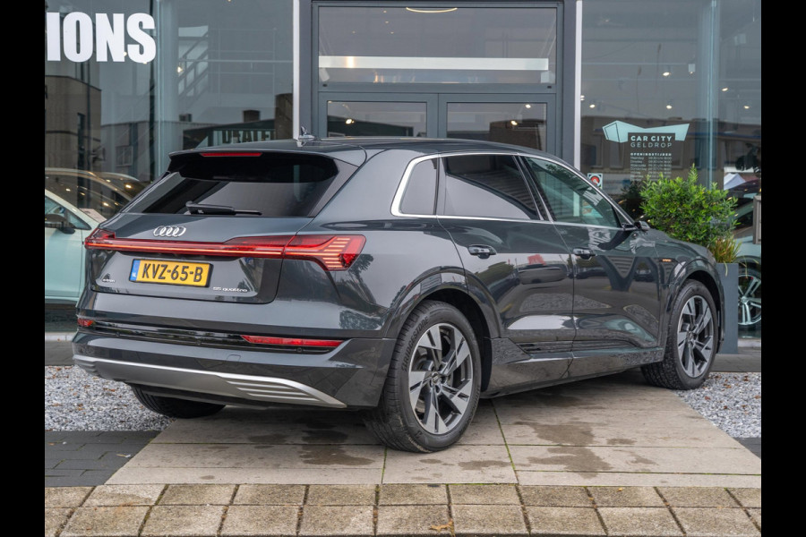 Audi e-tron 55 quattro 408pk S edition 95 kWh | Fabrieksgarantie 01-2028 | Nightvision | 360 Camera