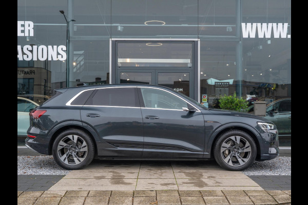 Audi e-tron 55 quattro 408pk S edition 95 kWh | Fabrieksgarantie 01-2028 | Nightvision | 360 Camera