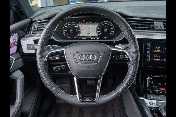 Audi e-tron 55 quattro 408pk S edition 95 kWh | Fabrieksgarantie 01-2028 | Nightvision | 360 Camera