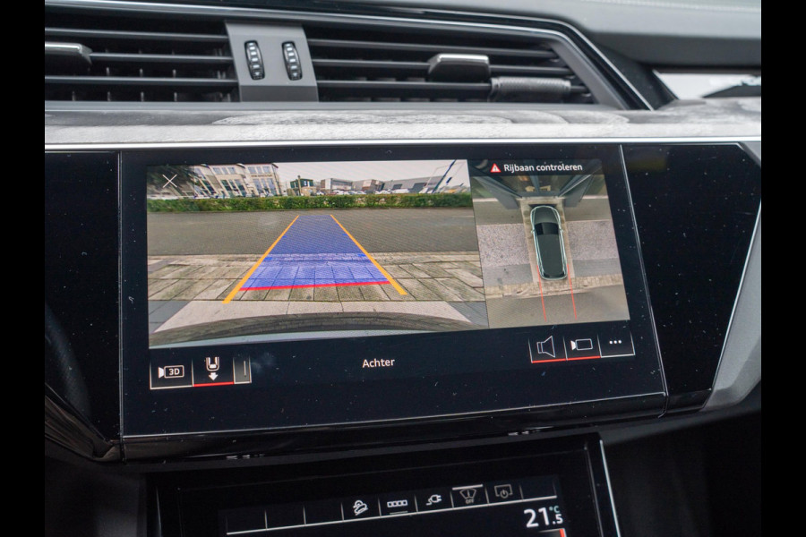 Audi e-tron 55 quattro 408pk S edition 95 kWh | Fabrieksgarantie 01-2028 | Nightvision | 360 Camera