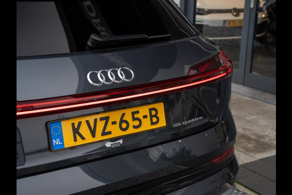 Audi e-tron 55 quattro 408pk S edition 95 kWh | Fabrieksgarantie 01-2028 | Nightvision | 360 Camera