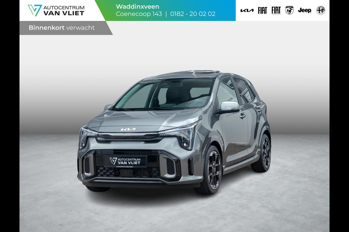 Kia Picanto 1.0 GDi GT-Line | Actieprijs* | Levering november | Schuif/kanteldak | Stoel & Stuurverwarming | Dode hoek assistent | Clima. | GT-Line Bekleding