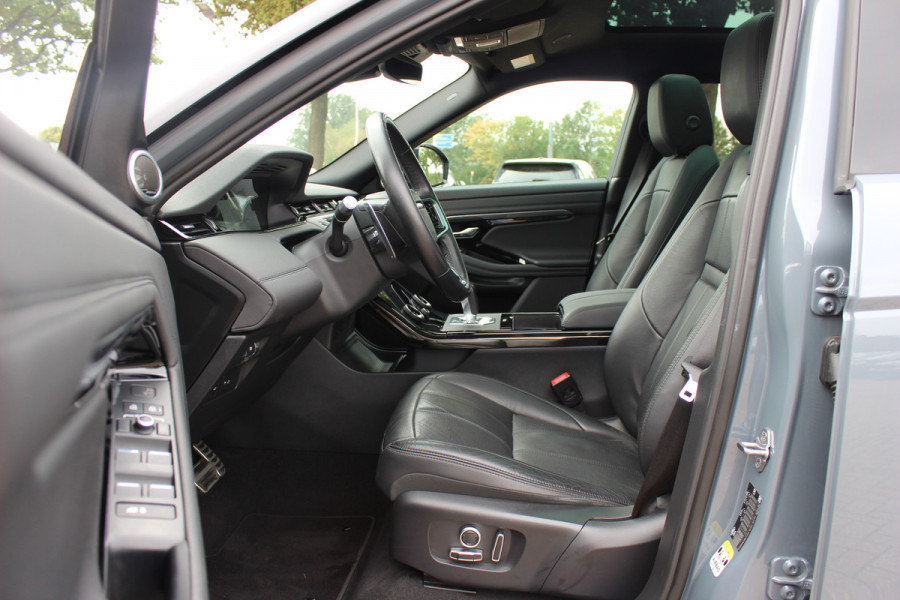 Land Rover Range Rover Evoque 2.0 D200 AWD R-Dynamic HSE / Panoramadak / Camera / Head-up / Meridian / Luxe Leder / 20'' / Keyless / CarPlay / Stuur+Stoelverwarming / Dodehoek / DAB / ACC