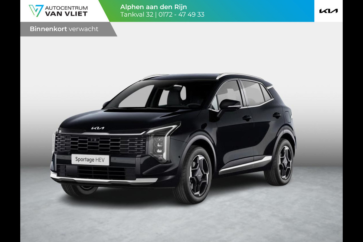 Kia Sportage 1.6 T-GDi Plug-in Hybrid Black Edition Advanced | Actieprijs* | Navi. | Clima. | Adapt. Cruise. | Achteruitrijcamera | Stoel&Stuur Verwarming | Privacy Glass | Panodak | Dodehoekassistentie | Black Edition Bekleding