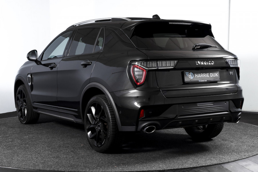 Lynk & Co 01 1.5 PHEV 261PK MY23 | Blackpakket | Donkere hemel | 360 Camera | 7.4 kWh Boordlader | S/K-panodak | Adapt. Cruise | Memory | Elek. klep | LM 20" | 1904