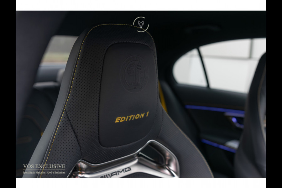 Mercedes-Benz E-Klasse AMG 53 4M Edition 1 Full Carbon in- en exterieur|Bumester 4D|Schaalstoelen|Keyless|Stoelkoeling|ACC|Performance Sound|360°Camera|Superscreen