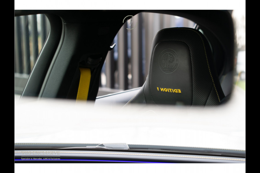 Mercedes-Benz E-Klasse AMG 53 4M Edition 1 Full Carbon in- en exterieur|Bumester 4D|Schaalstoelen|Keyless|Stoelkoeling|ACC|Performance Sound|360°Camera|Superscreen