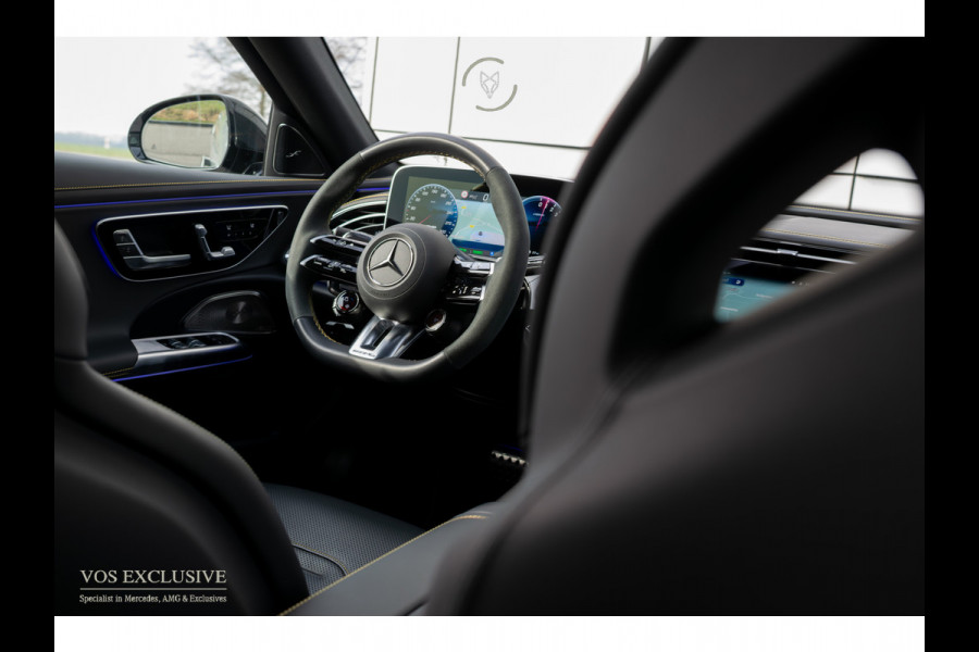 Mercedes-Benz E-Klasse AMG 53 4M Edition 1 Full Carbon in- en exterieur|Bumester 4D|Schaalstoelen|Keyless|Stoelkoeling|ACC|Performance Sound|360°Camera|Superscreen