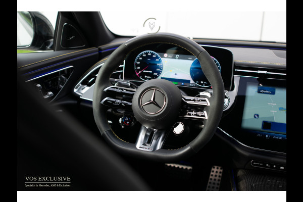 Mercedes-Benz E-Klasse AMG 53 4M Edition 1 Full Carbon in- en exterieur|Bumester 4D|Schaalstoelen|Keyless|Stoelkoeling|ACC|Performance Sound|360°Camera|Superscreen