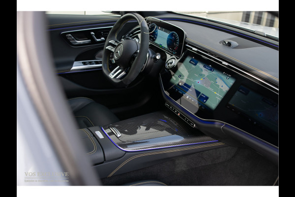 Mercedes-Benz E-Klasse AMG 53 4M Edition 1 Full Carbon in- en exterieur|Bumester 4D|Schaalstoelen|Keyless|Stoelkoeling|ACC|Performance Sound|360°Camera|Superscreen