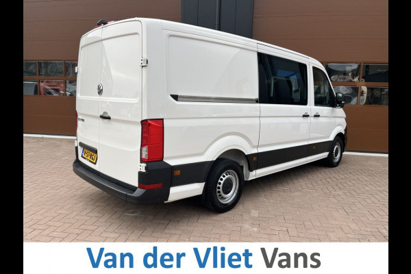 Volkswagen Crafter 35 2.0 TDI 141pk E6 L3 Comfortline Lease €422 p/m, Airco, Carplay, Navi, PDC, Bedrijfsinrichting, 2x Schuifdeur. Volledig onderhoudshistorie aanwezig