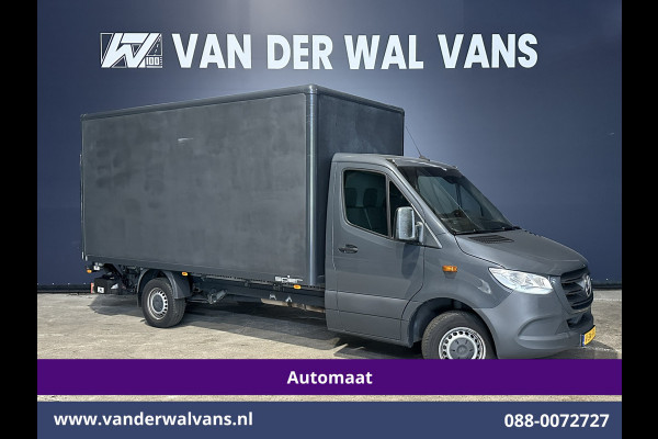 Mercedes-Benz Sprinter 316 CDI 164pk Automaat Bakwagen Laadklep Euro6 Airco | Apple Carplay | Cruisecontrol Android Auto, Bijrijdersbank