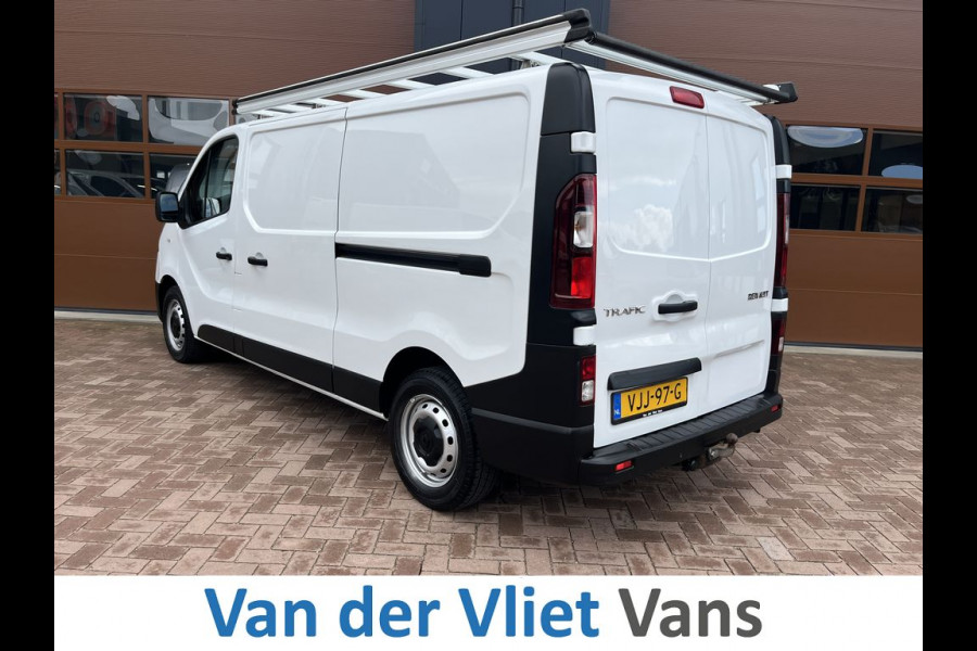 Renault Trafic 2.0 dCi 120pk L2 Comfort 3p Lease €287 p/m, Trekhaak, 2 Schuifdeuren, Airco, PDC, Cruise controle, Onderhoudshistorie aanwezig