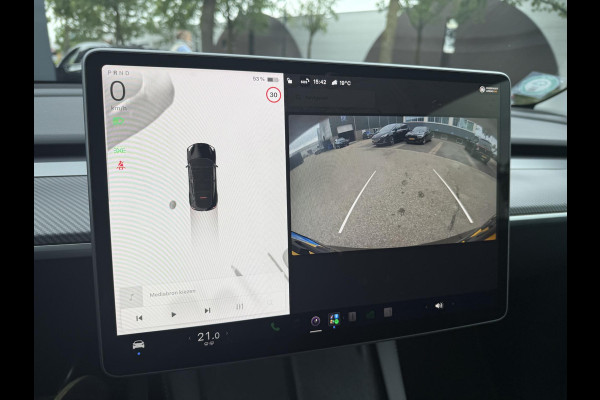 Tesla Model Y Long Range AWD 75 kWh VAN: 38.900,- VOOR: 35.877,- UW HERFSTVOORDEEL: 3.023,-|SOH 92%| ORIGINEEL NED. NAP| 1STE EIGENAAR!| FABRIEKSGARANTIE OP ACCU & AANDRIJFLIJN TOT 2031 OF 192.000 KM| BTW VERREKENBAAR|