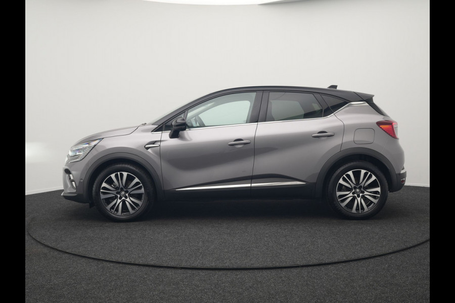 Renault Captur 1.6 E-Tech Initiale Paris PHEV 160pk Dealer O.H | Adaptive Cruise | 360 Camera | Lederen Sportstoelen Verwarmd | Stuur Verwarmd | Blis | Keyless | Navigatie | DAB | 18"L.M | Plug In Hybrid |
